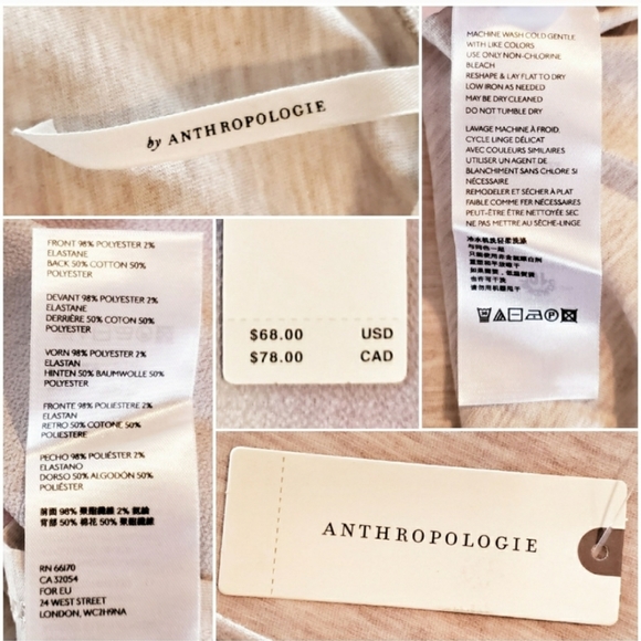 Anthropologie Tuscany Boatneck Tunic Top Size S - Picture 10 of 13